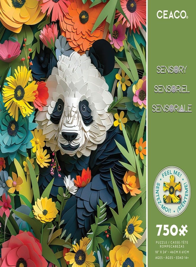 Ceaco - 750 Piece Jigsaw Puzzle - Jim Zuckerman - Textured - Paper Panda - Relaxing and Fun Activity for Adults - Image 2